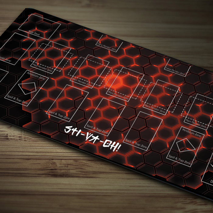 Red playmat premium quality