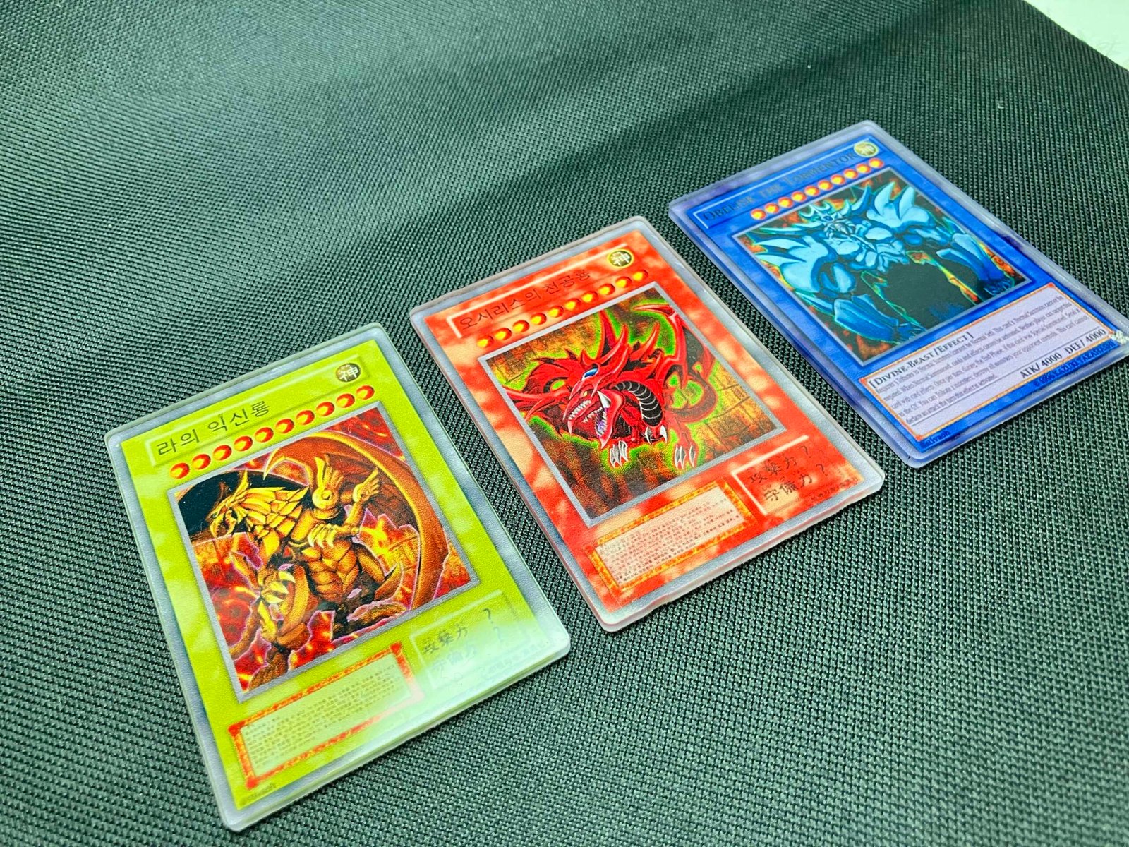 The 3 gods acrylic cards