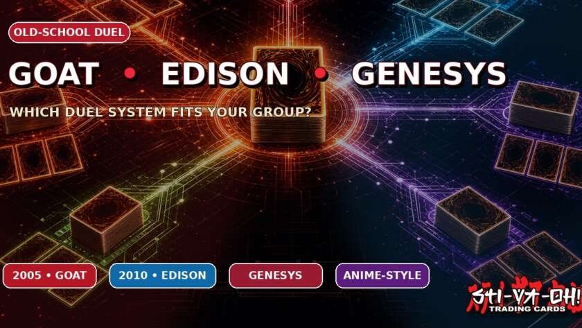 GOAT, Edison, GENESYS and Anime-style Yu-Gi-Oh! systems for Egyptian Duelists